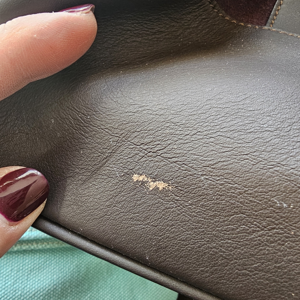 Luxurious Suede Duffel Bag in Deep Brown - Picture 11 of 11